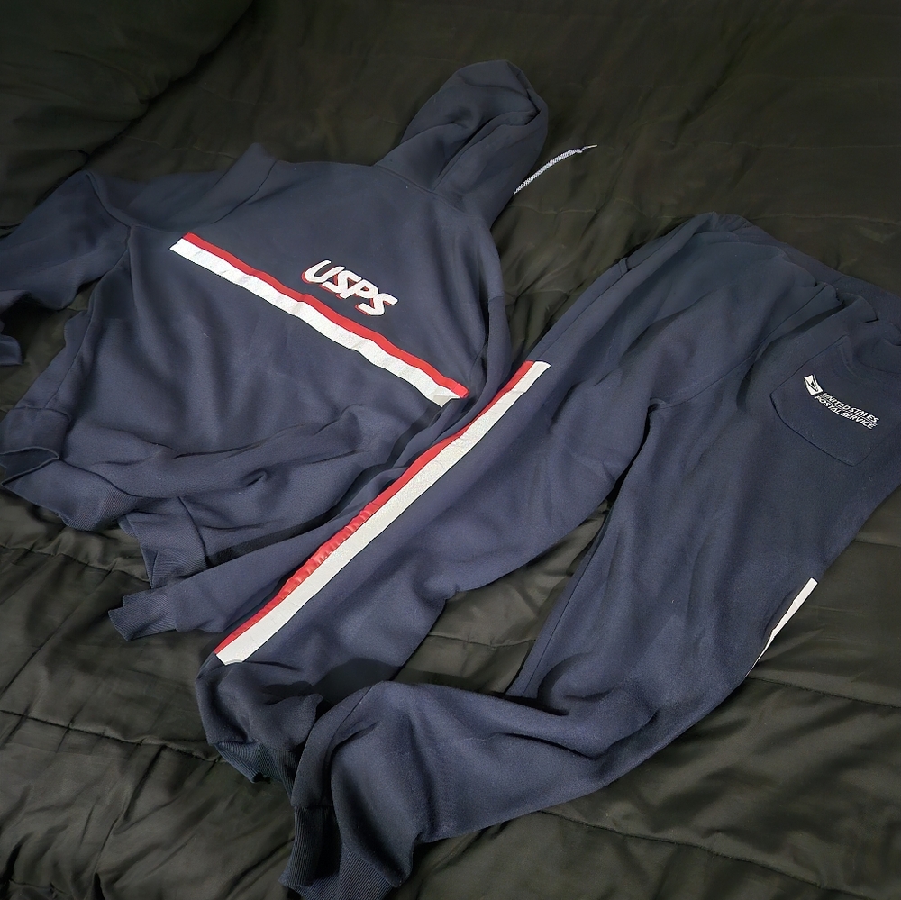 Postal style sweatsuit